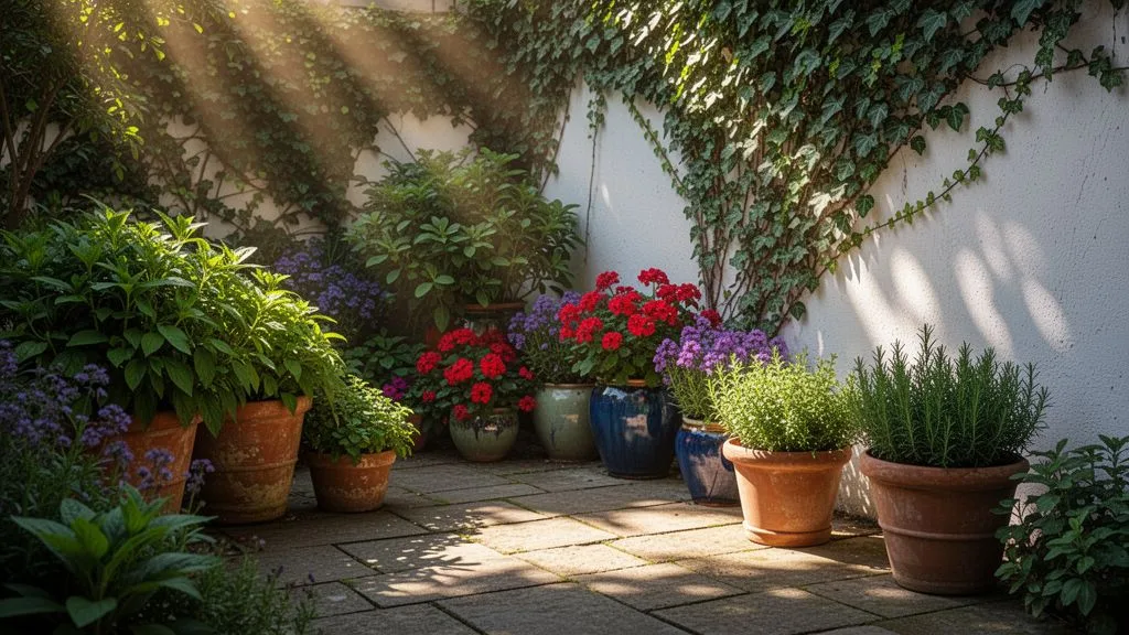 12 Small Courtyard Garden Ideas That Work With 6 Hours of Sun or Less