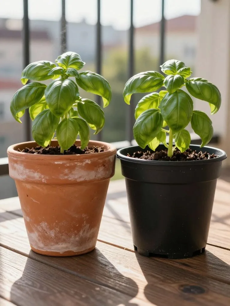 Why Terracotta Pots Dry Out Faster Than Nursery Pots on a Sunny Balcony